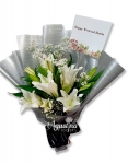 4 buket lily surabaya